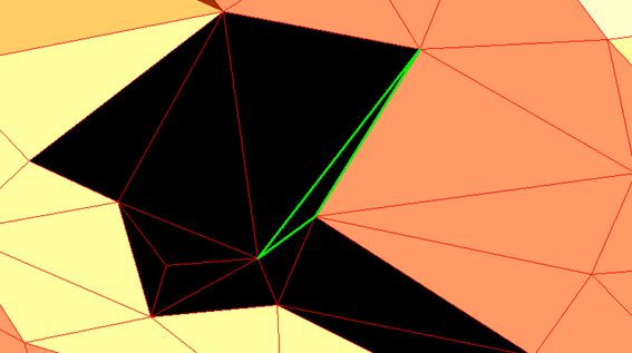 Triangel etter rydding