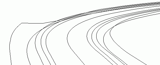 Road body 3D line drawing