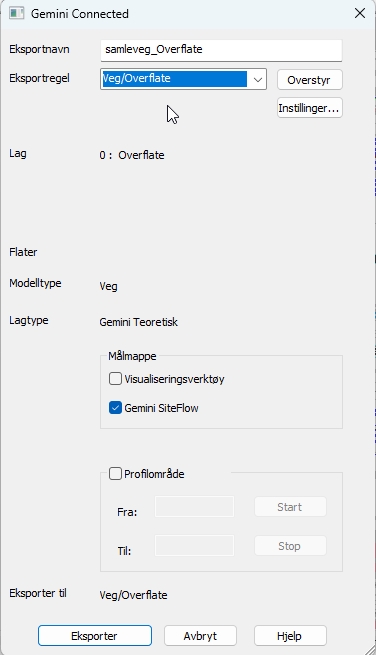 Gemini Connected export