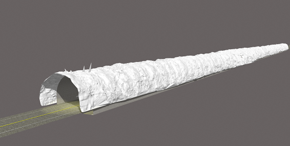 Example of tunnel scan