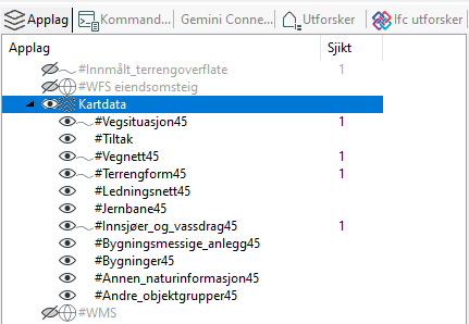 Kartdata applikasjonslag