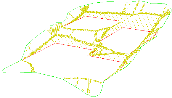 Extraherade linjesegment