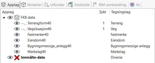 Applikasjonslag som har feilet ved lesing